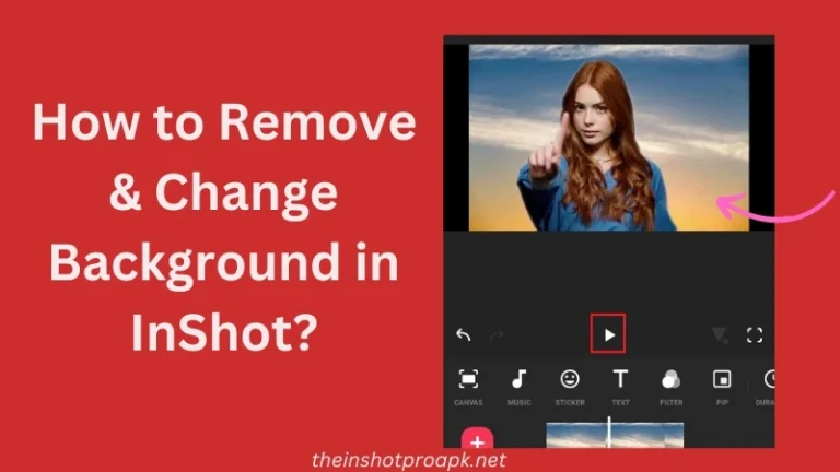 How to Change or Remove Background In InShot?