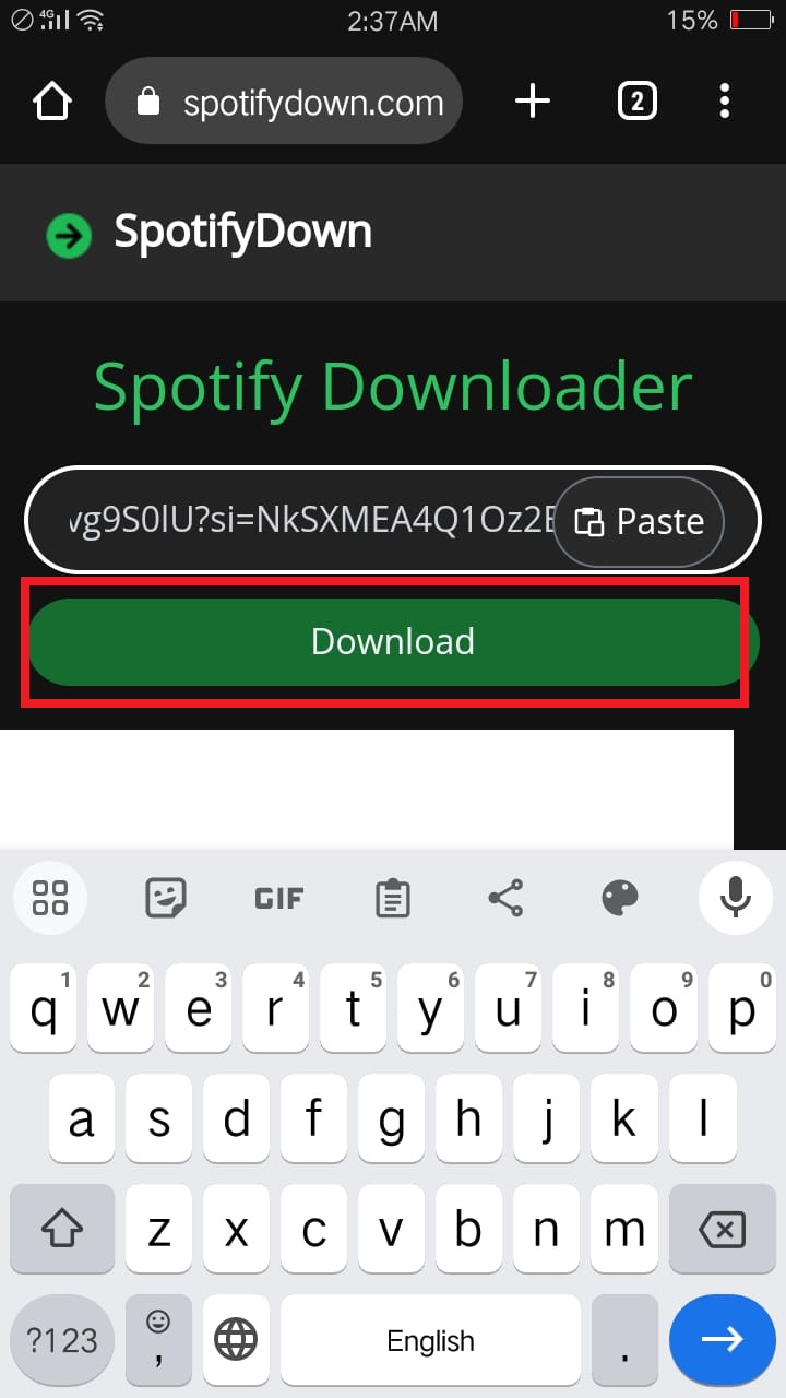 download spotify song