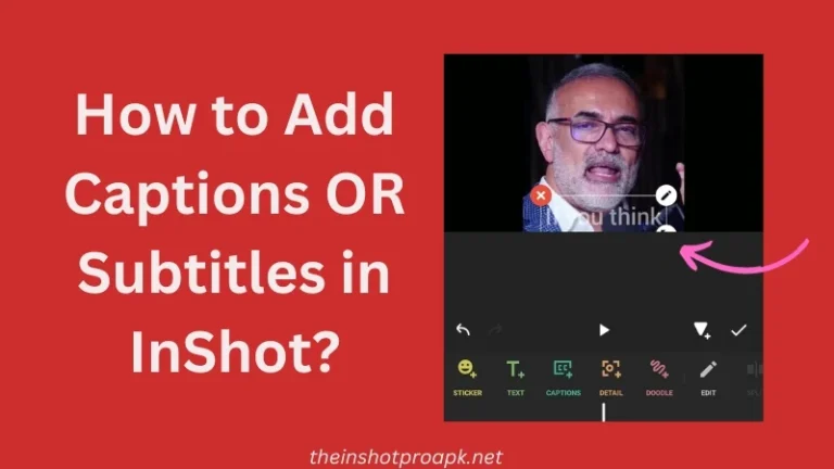 How to Add Captions/Subtitles in InShot?