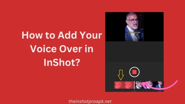 How to Add Voice Over in InShot?