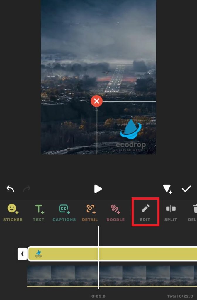 Tap on Edit Icon