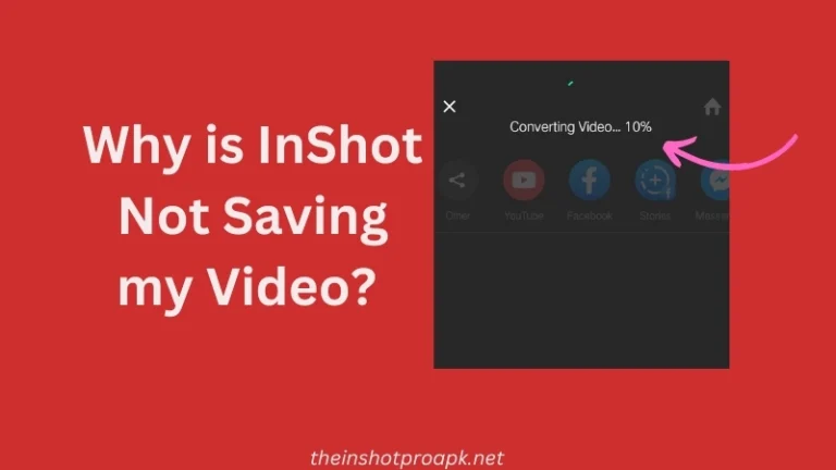 Why is InShot Not Saving my Video? 9 Solutions