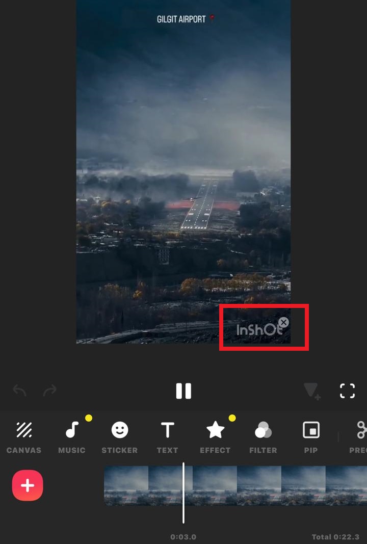 remove existing inshot logo or watermark from pic or video